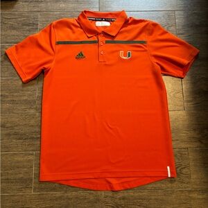 adidas Miami Hurricanes Sideline Polo
